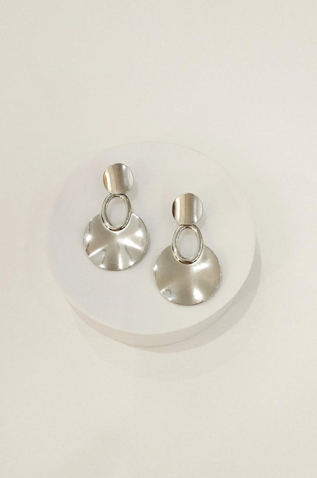 Σκουλαρίκια ατσάλινα σφυρήλατα