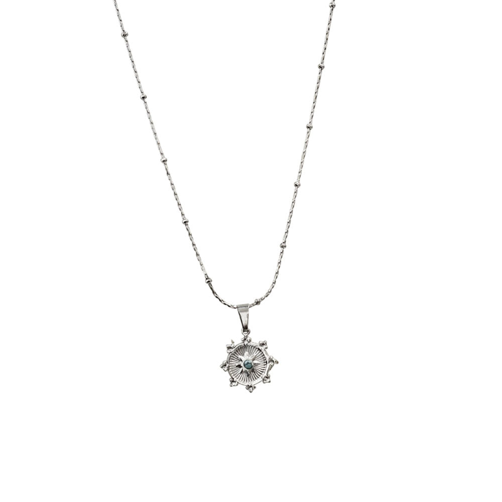 Γυναικείο Ατσάλινο Κολιέ Boho Με Κρεμαστό Στοιχείο – Women’s Boho Steel Necklace With Pendant Element