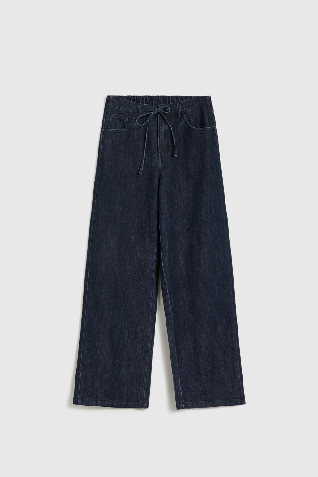 Γυναικείο Τζιν Παντελόνι σε Μπλε (Blue-Navy) με Ίσια Γραμμή