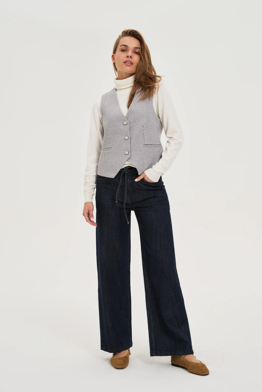 Γιλέκο Γυναικείο Light Grey