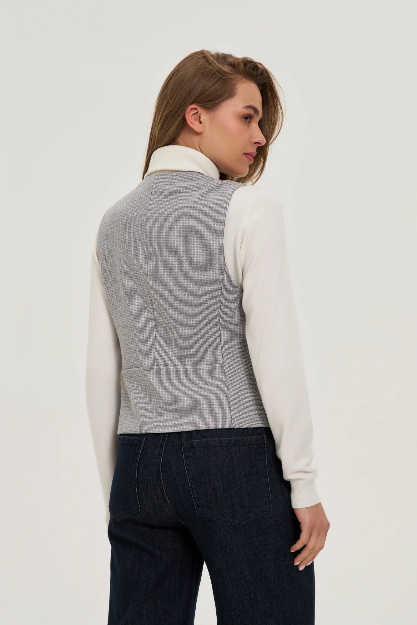 Γιλέκο Γυναικείο Light Grey