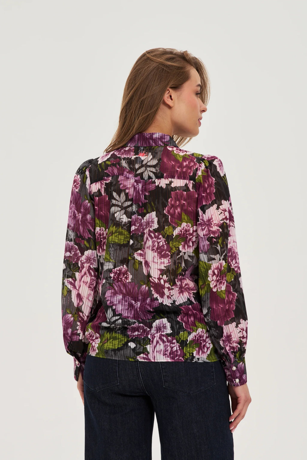 Πουκάμισο Γυναικείο Black-Floral