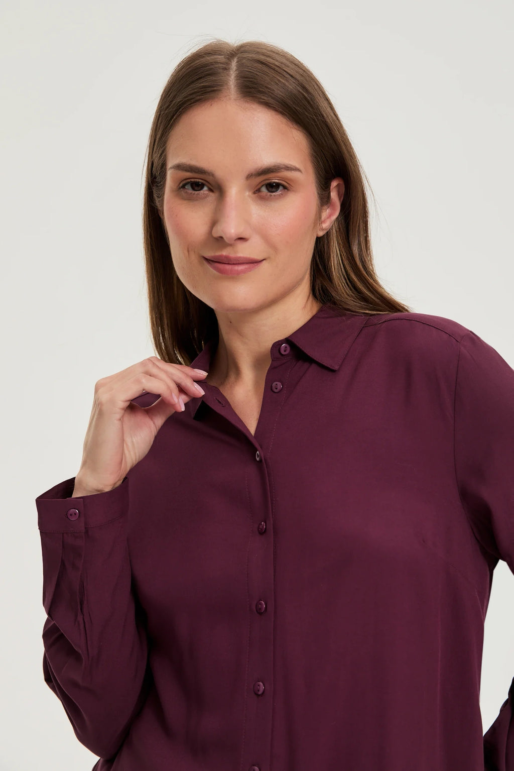 Πουκάμισο Γυναικείο Burgundy