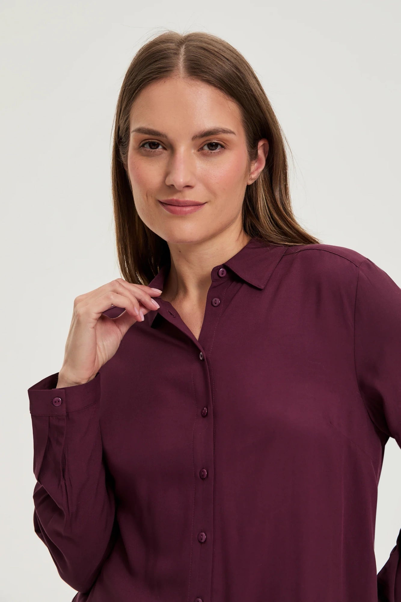 Πουκάμισο Γυναικείο Burgundy