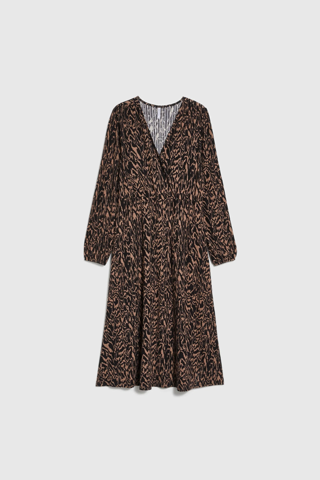 Φόρεμα Γυναικείο Coffee-Brown | Animal Print Coffee Dress